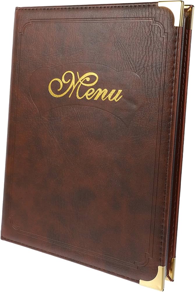 Leather Menu Folders